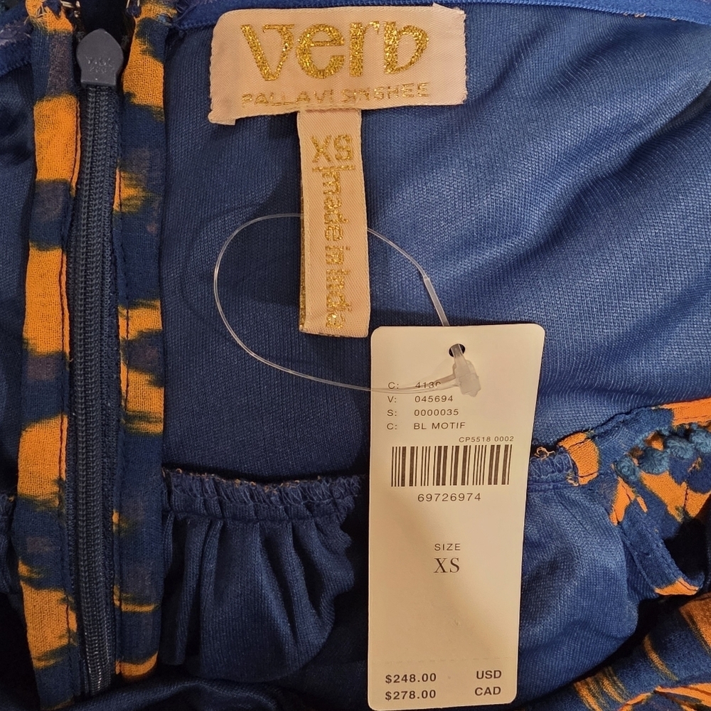 Anthro Verb by Pallavi Singhee Cut-Out Maxi Dress -NWT - Picture 10 of 10